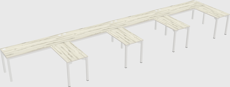 L-shaped desk