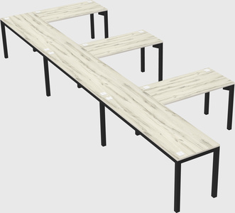 L-shaped desk