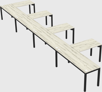 L-shaped desk