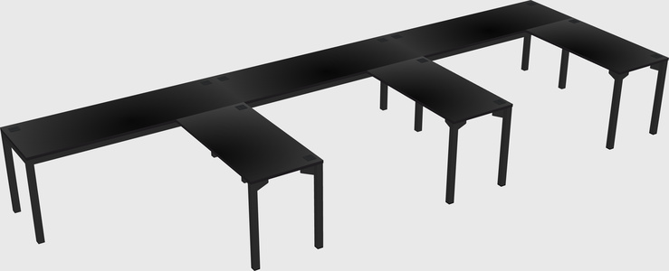 L-shaped desk