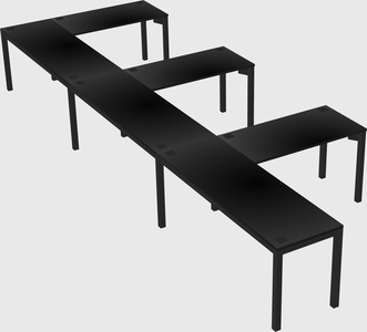 L-shaped desk