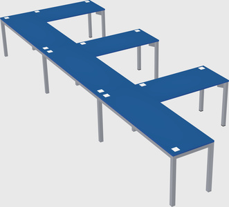 L-shaped desk