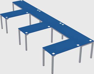 L-shaped desk