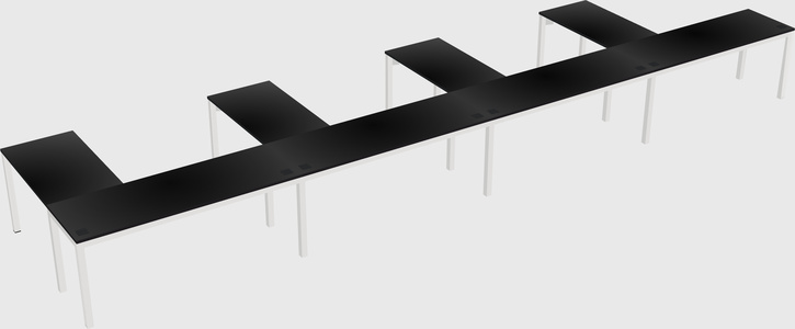 L-shaped desk