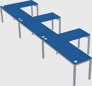 L-shaped desk