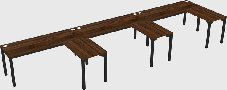 L-shaped desk