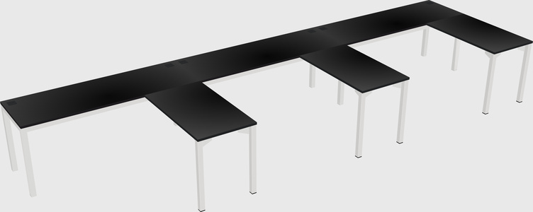 L-shaped desk