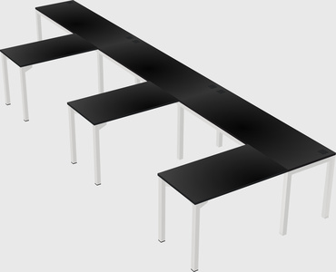 L-shaped desk
