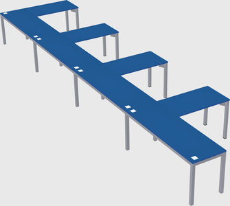 L-shaped desk