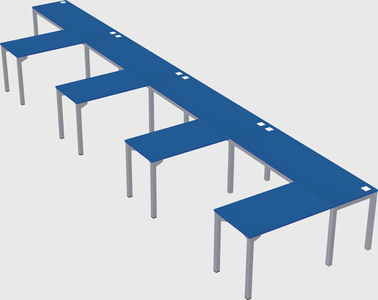 L-shaped desk