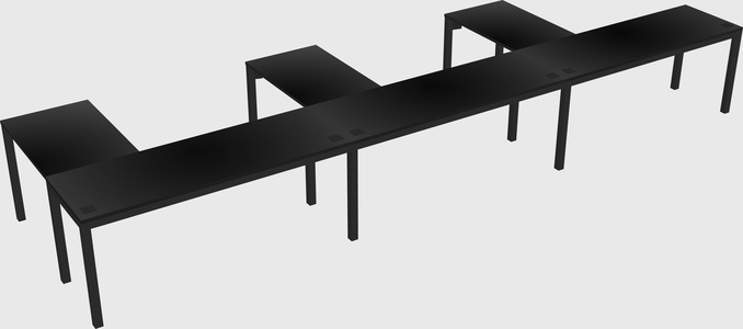L-shaped desk