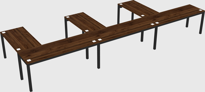 L-shaped desk