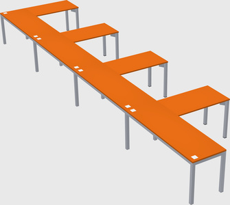 L-shaped desk