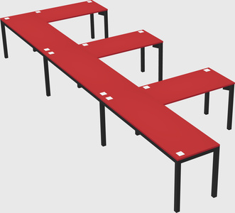 L-shaped desk