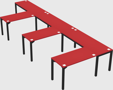 L-shaped desk