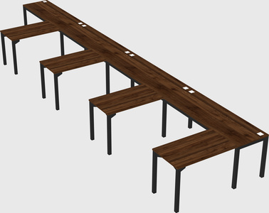 L-shaped desk