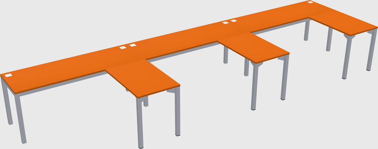 L-shaped desk