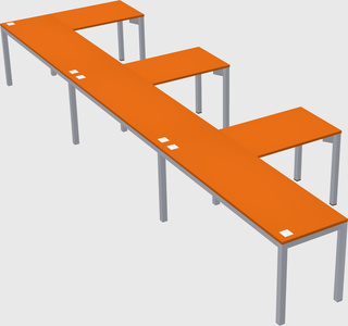 L-shaped desk