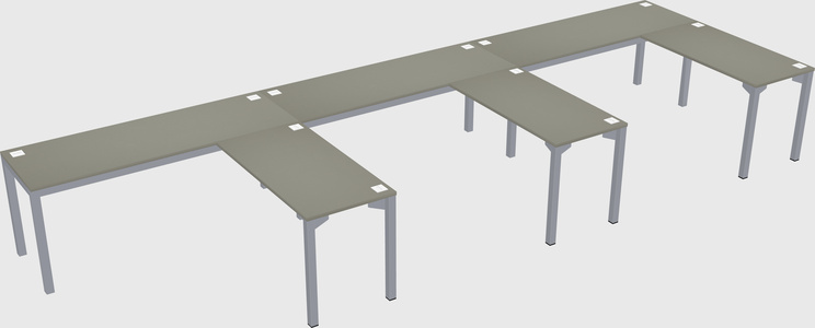 L-shaped desk