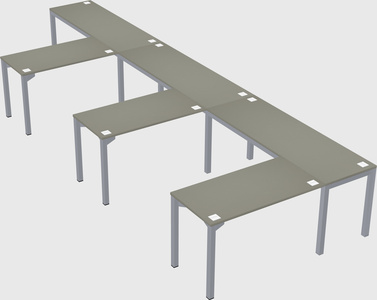 L-shaped desk
