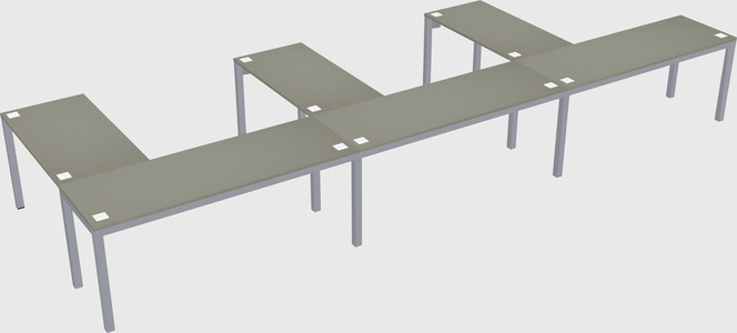L-shaped desk