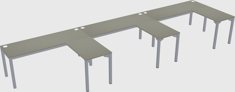 L-shaped desk