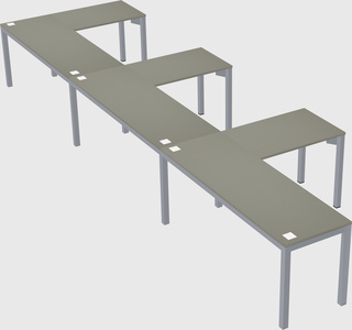 L-shaped desk