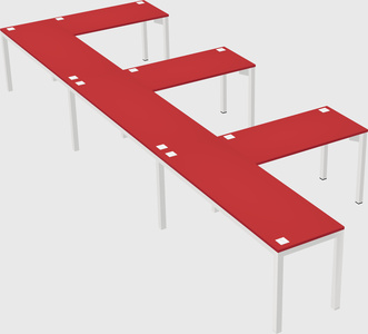 L-shaped desk