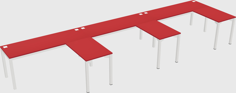 L-shaped desk