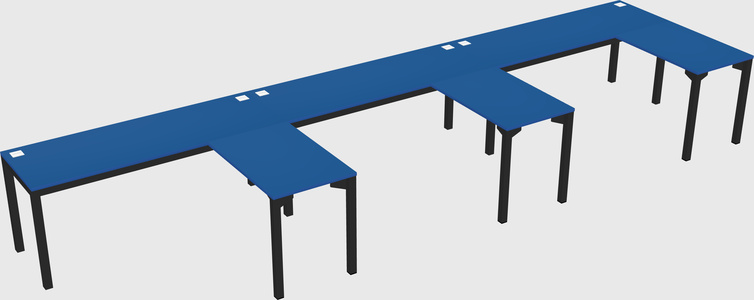 L-shaped desk