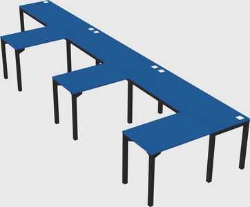 L-shaped desk