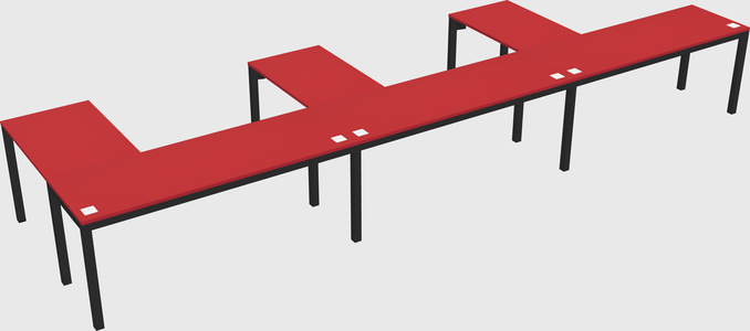 L-shaped desk