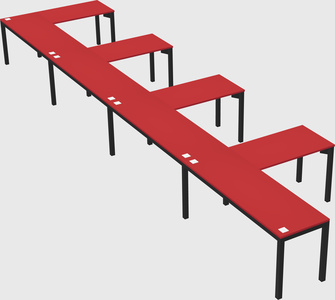 L-shaped desk