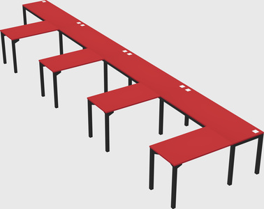 L-shaped desk