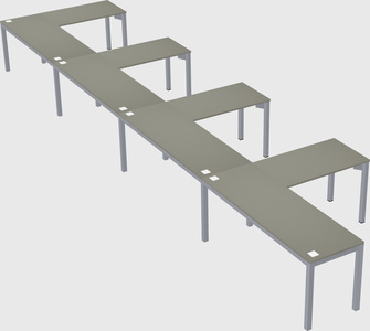 L-shaped desk