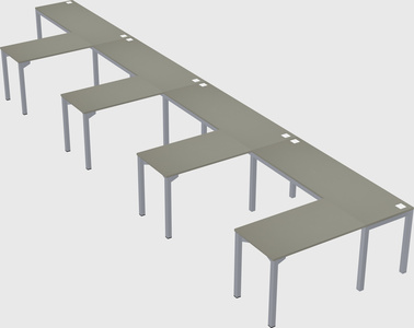 L-shaped desk