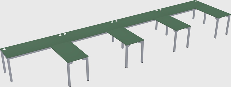 L-shaped desk