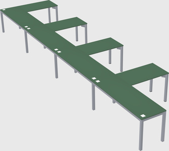 L-shaped desk