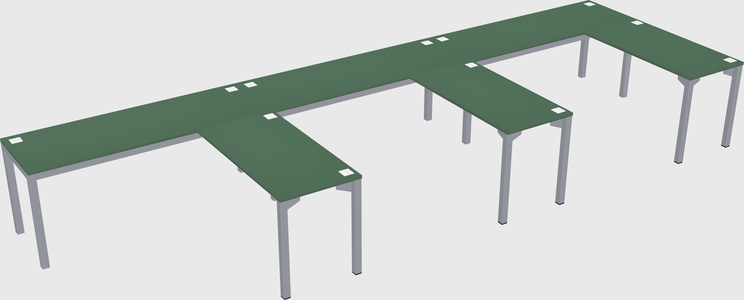 L-shaped desk
