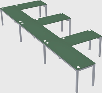 L-shaped desk