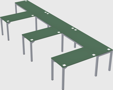 L-shaped desk