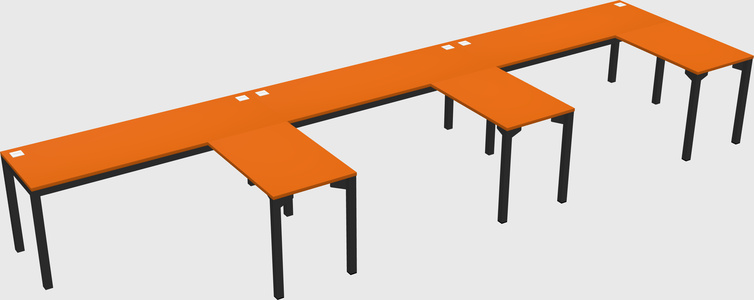 L-shaped desk