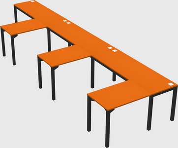 L-shaped desk