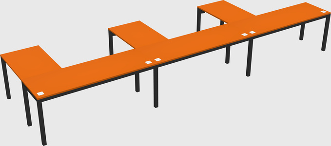 L-shaped desk