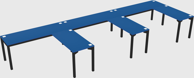 L-shaped desk