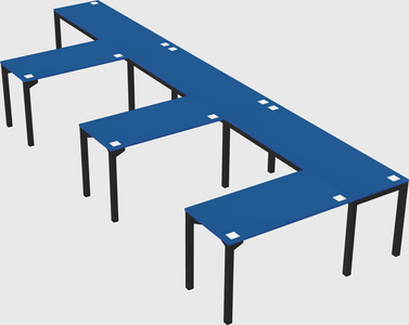 L-shaped desk