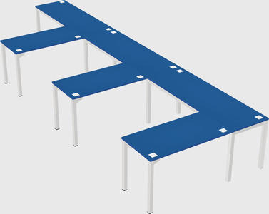 L-shaped desk