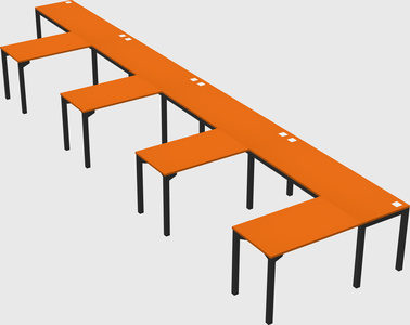 L-shaped desk