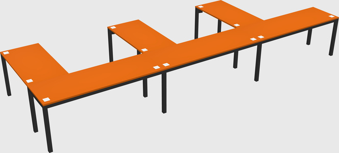 L-shaped desk