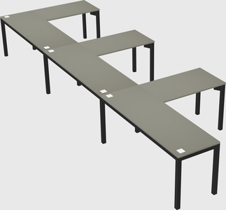 L-shaped desk
